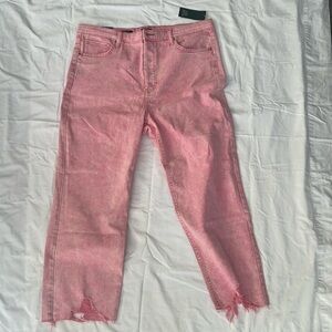 Wild fable highest rise, straight pink jeans
